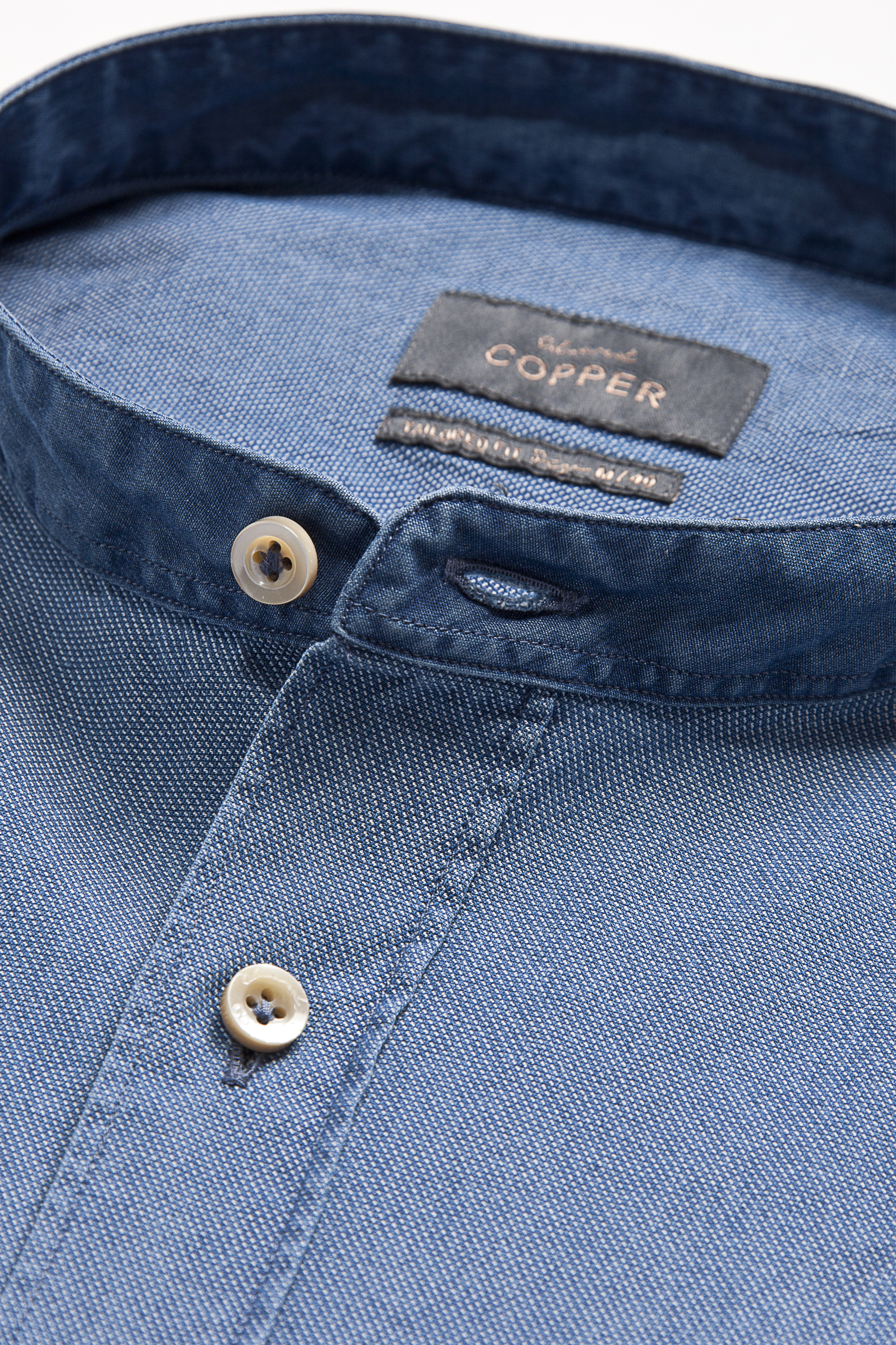 Edward Copper Sommer Hemd Denim Steve