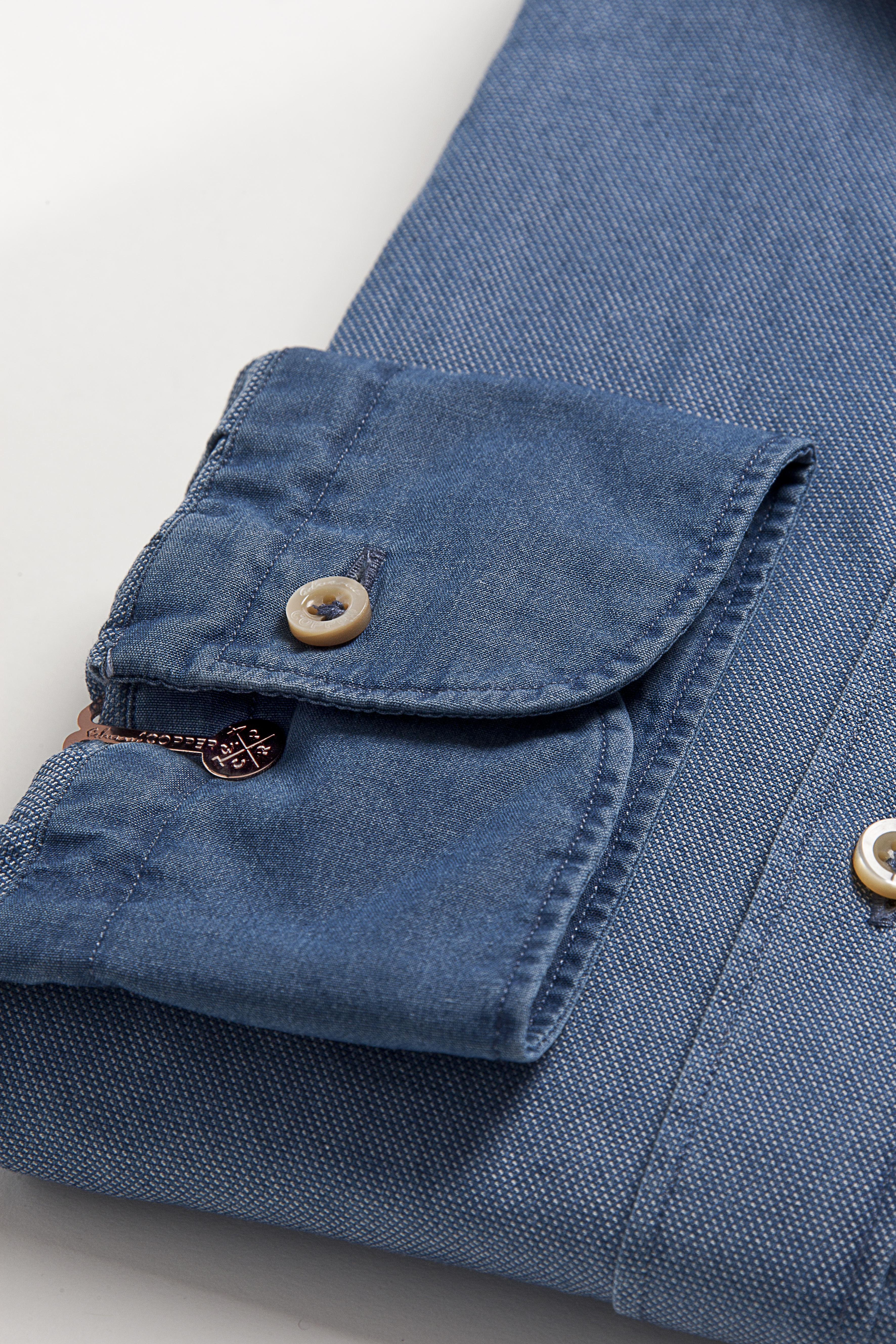 Edward Copper Sommer Hemd Denim Steve