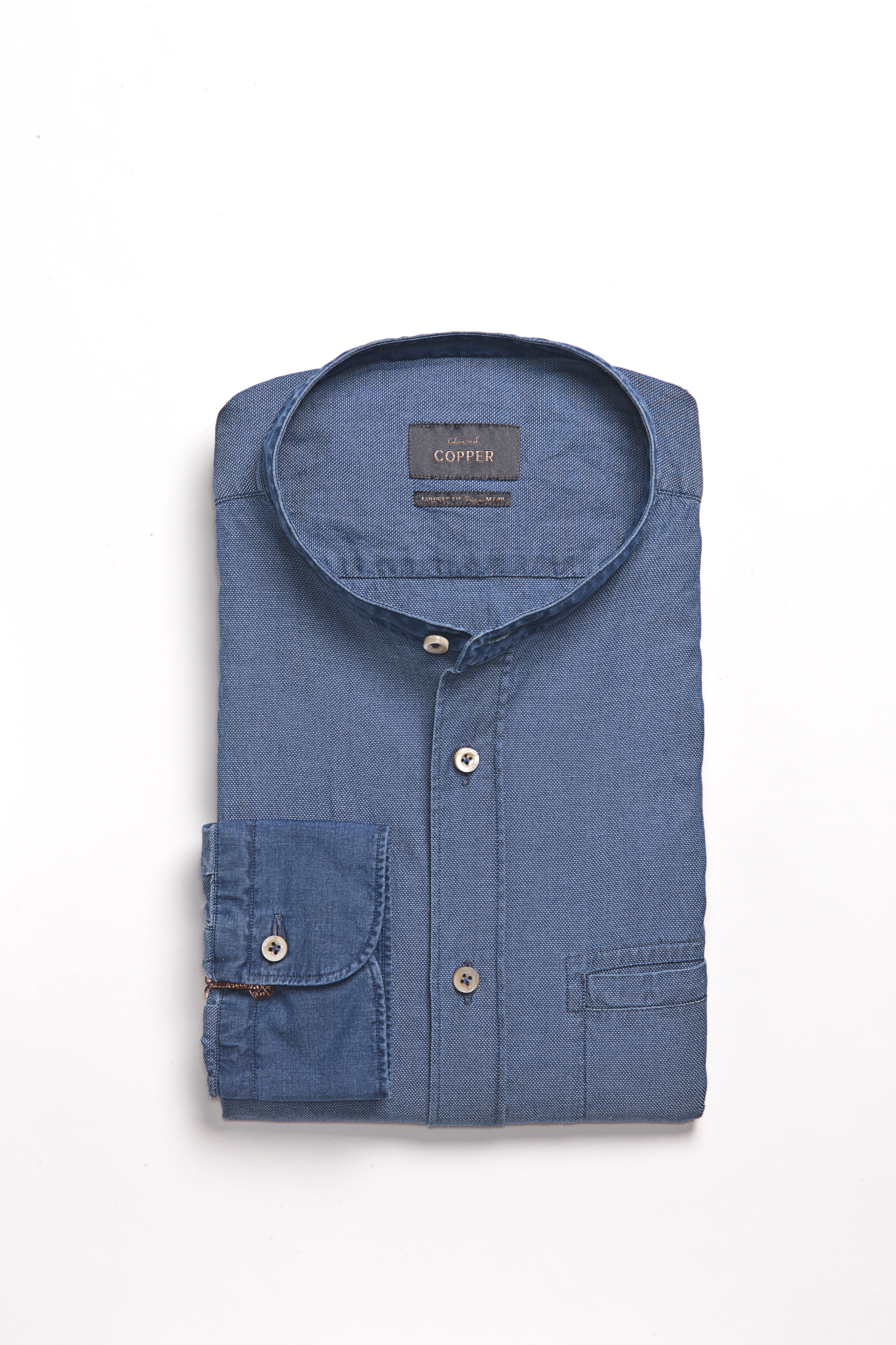 Edward Copper Sommer Hemd Denim Steve