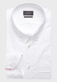Oxford Hemd Weiß Button Down 